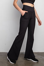 Load image into Gallery viewer, Rae Mode V-Waist Crossover Flared Leggings - 2 Colors
