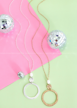 Load image into Gallery viewer, Hattie Long Round Pendant Necklace - 2 colors
