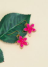 Load image into Gallery viewer, Bardot Flower Dangle Earrings
