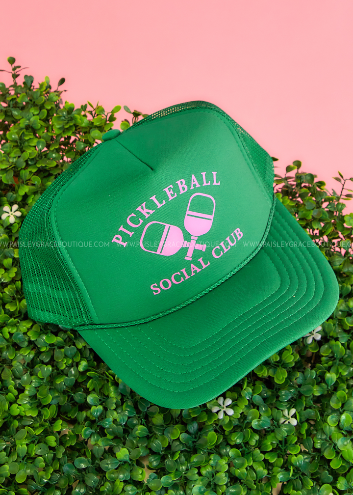Pickle Ball Social Club Trucker Hat