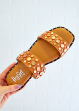 Load image into Gallery viewer, Magnet Sandals by Corkys - Cognac
