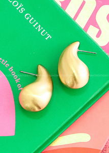 Haven Chunky Teardrop Earrings - 2 Colors