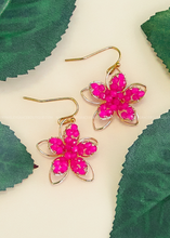 Load image into Gallery viewer, Bardot Flower Dangle Earrings
