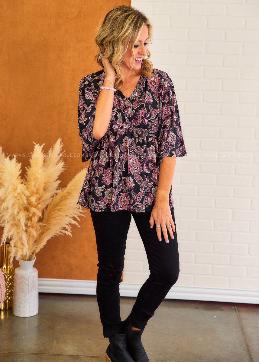 Recent Romance Top - FINAL SALE – Paisley Grace Boutique