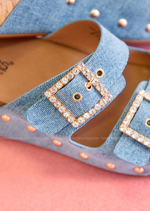 Main Squeeze Wedges by Corkys - Denim