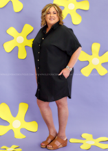 Load image into Gallery viewer, CozyCo Button Down Shirt Dress - 2 Colors
