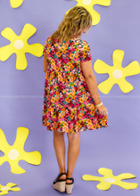 Load image into Gallery viewer, CozyCo Floral Print Tiered Dress

