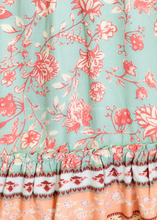 Load image into Gallery viewer, CozyCo Floral Border Print Dress
