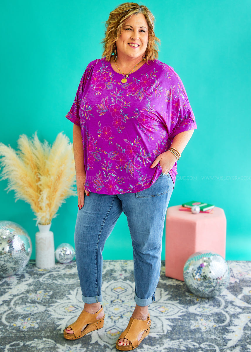 Where You Are Top Paisley Grace Boutique