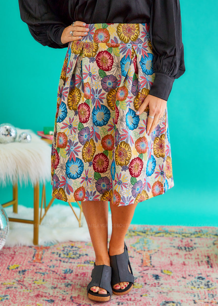 Infinite Charm Skirt 2 Colors FINAL SALE Paisley Grace Boutique