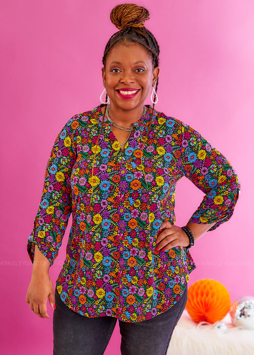 Delicate Daisy Top FINAL SALE Paisley Grace Boutique