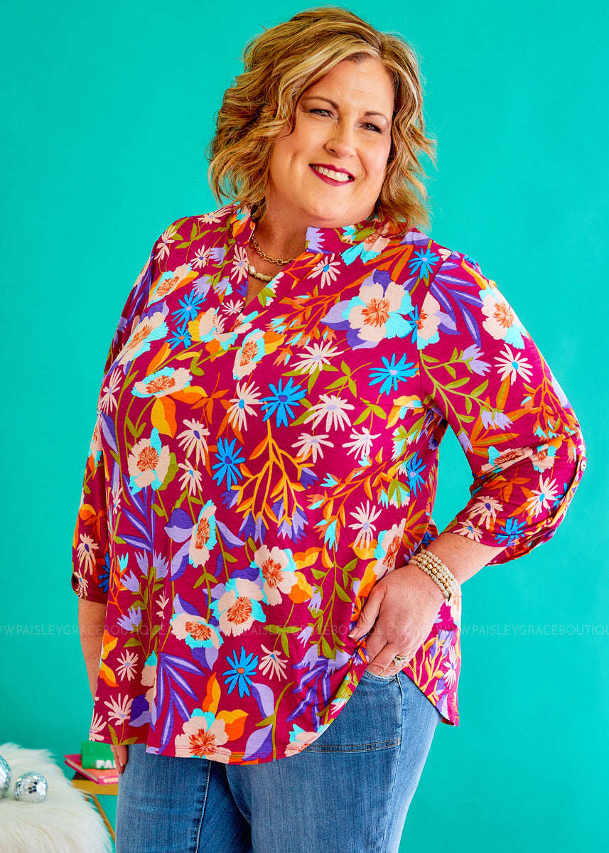 Do It Anyway Top FINAL SALE Paisley Grace Boutique