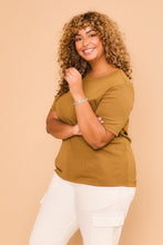 Load image into Gallery viewer, CozyCo Round Neck Ribbed Top- 2 Colors
