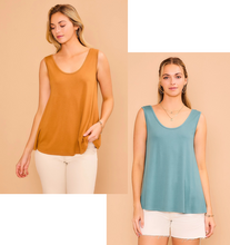 Load image into Gallery viewer, CozyCo Soft and Breezy Sleeveless Top- 2 Colors
