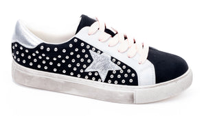 Supernova Sneakers by Corkys - Black Studs - ALL SALES FINAL