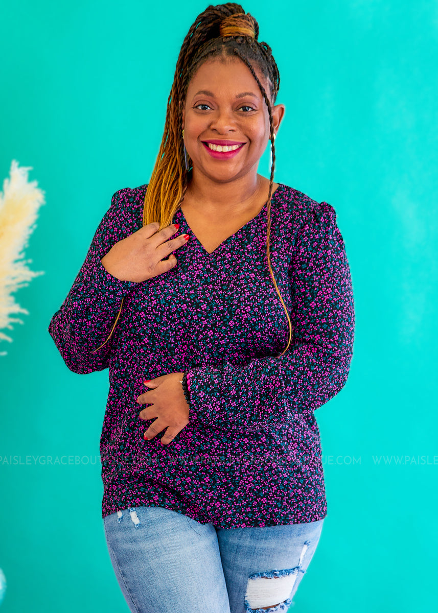 Petal Parade Top FINAL SALE Paisley Grace Boutique