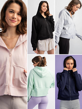 Load image into Gallery viewer, Rae Mode Zip Up Jacket - 5 Colors
