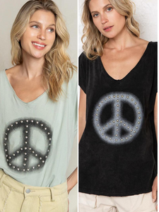 Peaceful Vibes Top - 2 Colors