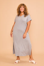 Load image into Gallery viewer, CozyCo Short Sleeve Soft Maxi Dress - 2 Colors
