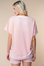 Load image into Gallery viewer, White Birch Short Sleeve Dip Dyed Top - 2 colors
