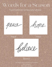 Load image into Gallery viewer, 3 Pack Temporary Tattoos - 2 Styles - FINAL SALE
