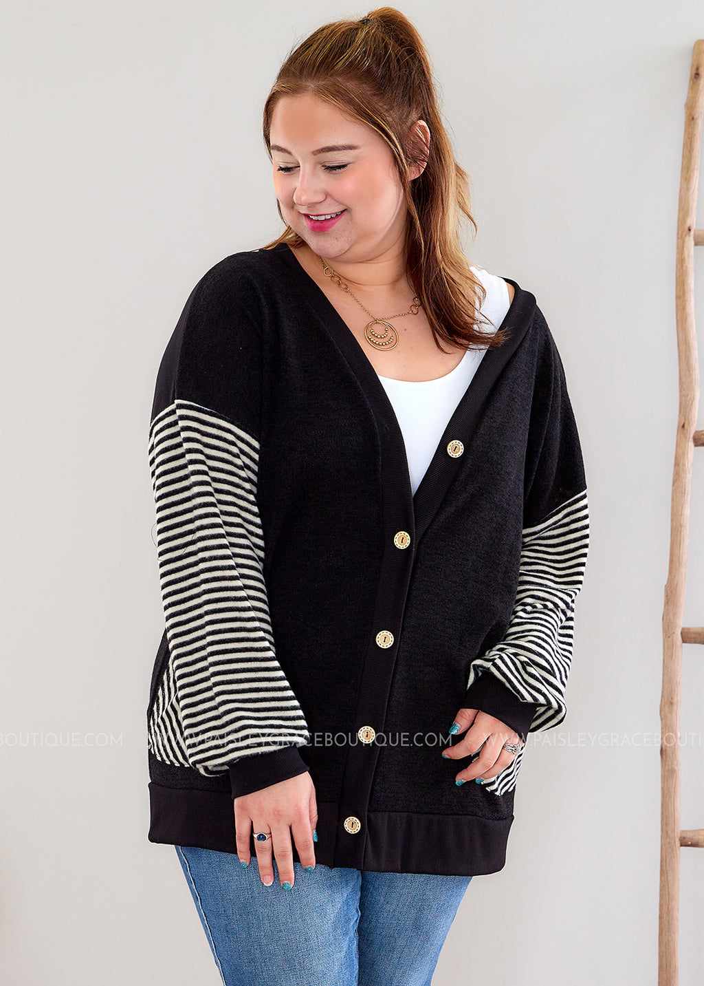 Gracie Cardigan in Black