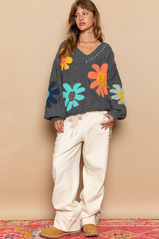 Lilou Floral Sweater - PREORDER