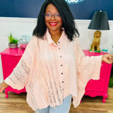 Meant To Be You And Me Top by Pol - Lt Blush - LAST ONES FINAL SALE
