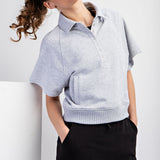 Rae Mode Collared Short Sleeve Top - 4 Colors* FINAL SALE *