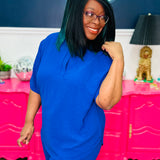 Sweet Tea Sundays Top - Royal Blue - LAST ONES FINAL SALE