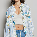 POL High Low Balloon Sleeve Top - FINAL SALE