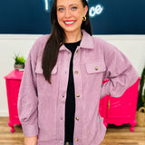 A Day For You Shacket - Purple - FINAL SALE