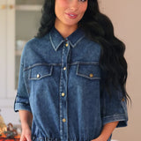 PREORDER - Refined Denim Bomber Jacket - Light Wash