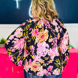 Floral Print Woven Blouse - LAST ONES FINAL SALE
