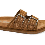 Smitten Tobacco Faux Suede Sandals By Corkys - LAST ONES FINAL SALE