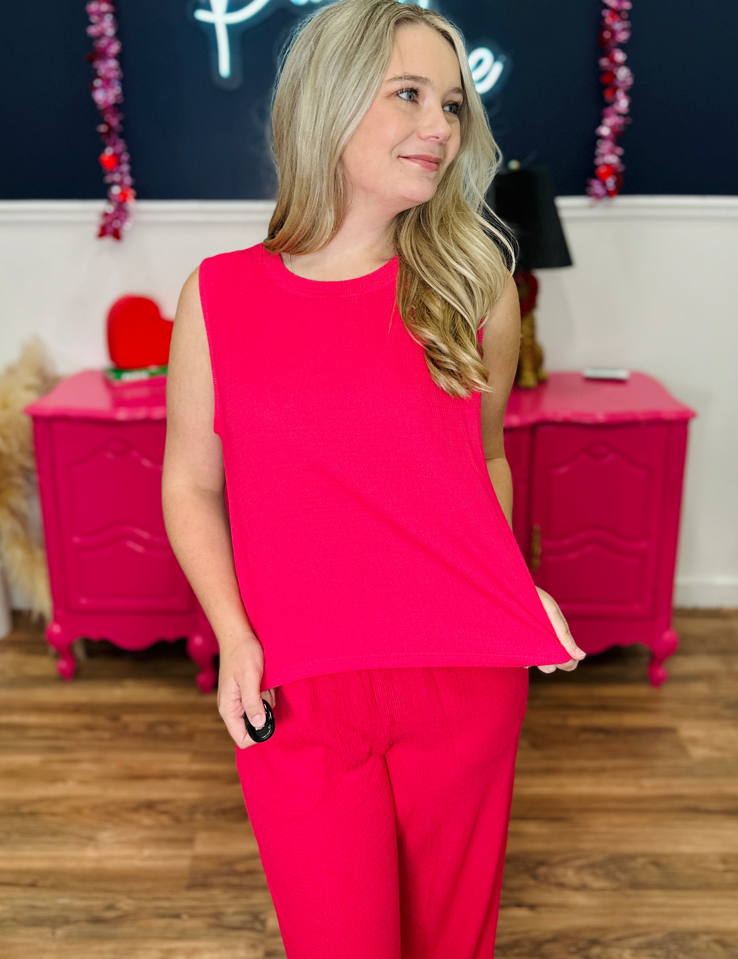 The Earhart Pants - Fuchsia