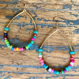 Lydia Beaded Teardrop Earrings