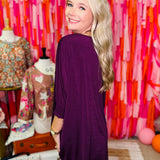 Pretty Little Detour Top - Midnight Plum