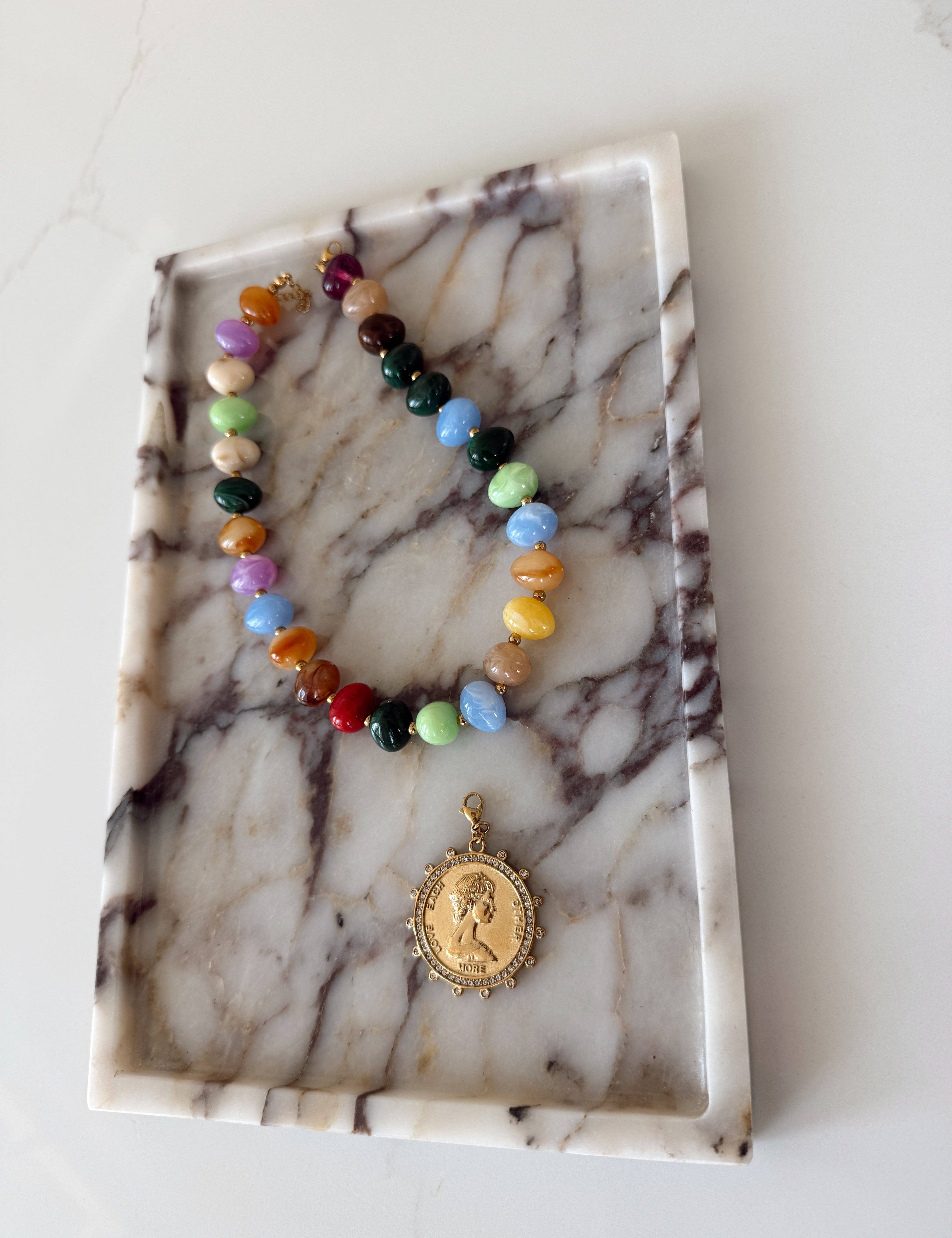 Diamond Coin Pendant - PREORDER