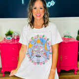 Cosmic Peace Van Tattered Tee - FINAL SALE