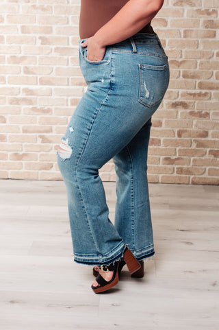 Isla Mid Rise Bootcut Jeans by Judy Blue