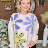 Blossom Babe Terry Pullover