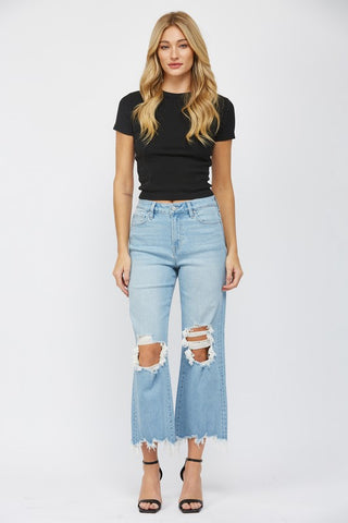 90'S Vintage Crop Flare By Mica - FINAL SALE
