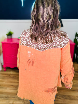 POL Long Sleeve Roomy Fit Shacket