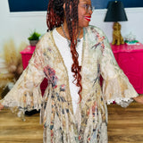 Push Your Luck Cardigan - Vintage Bird - FINAL SALE