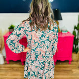 Floral Printed Tunic/Dress - LAST ONES FINAL SALE