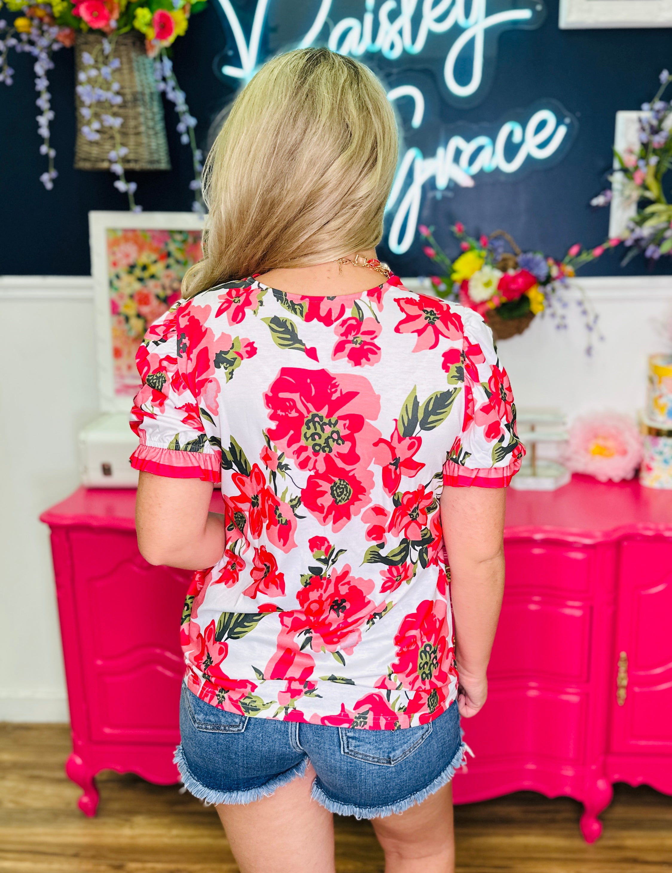 Southern Petals Top