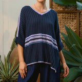 Oversize Stripe Tunic Top