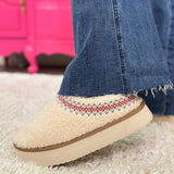 Hug Platform Slippers by Very G - Cream* FINAL SALE *