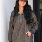 PREORDER - Everyday Pullover - Coco Leopard